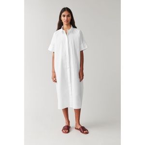 COS drop shoulder shirt dress